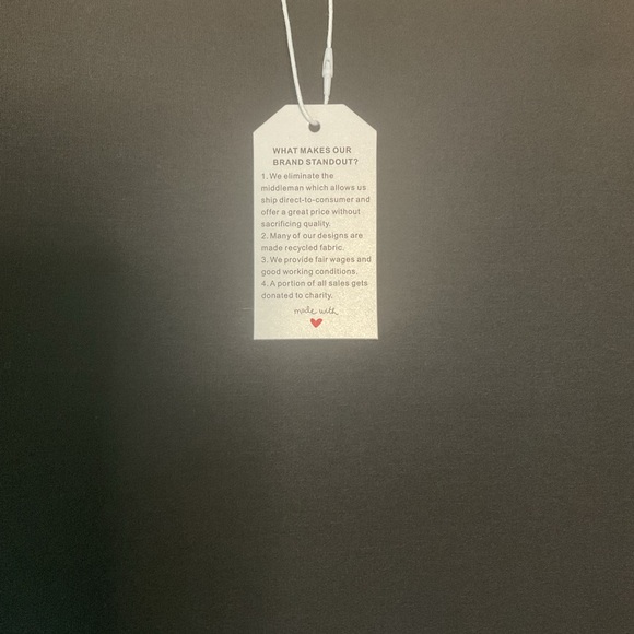 NWT Made with ❤️ BLACK DRESS LONG SLEEVE (S) should be a M!  Comfortable! - Picture 6 of 7